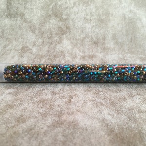 8-MIX-28, Peacock Garden Mix, 8/0 Seed Bead by Miyuki