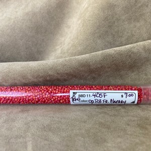 11-405F, Opaque Rainbow Frosted Cherry, 11/0 Seed Bead by Toho