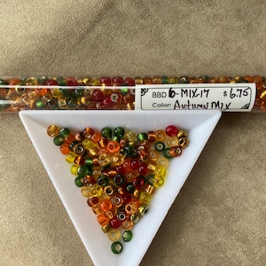 6-Mix-17, Autumn Mix, 6/0 Seed Bead by Miyuki