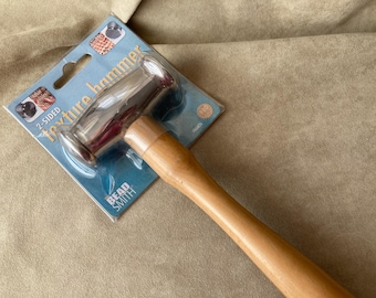 2 Sided Texture Hammer - Thin Circles & Speckles by BeadSmith
