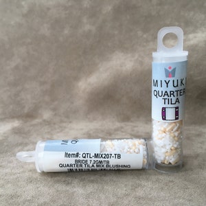 Quarter Tila Mix, Blushing Bride, QTL-MIX207 by Miyuki