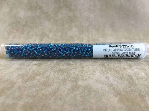 8-149, Miyuki 22g Transparent Capri Blue 8-149, Miyuki 22g Transparent Capri Blue