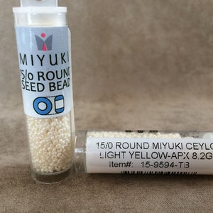 15-9594, Ceylon Light Yellow 15/0 Seed Bead by Miyuki