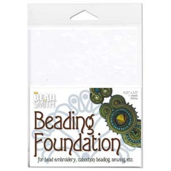 Beading Foundation, White/Black, 4.25" x 5.5" by BeadSmith