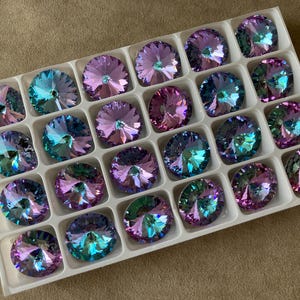 18mm Rivoli, Preciosa Maxima, Crystal Vitrail Light, Sold by the Piece, Gorgeous!!