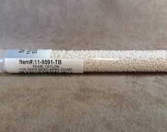 11-9591, Pearl Ceylon, 11/0 Seed Bead by Miyuki