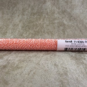 11-9366, Rose Luster / Shell Pink Luster, 11/0 Seed Bead by Miyuki