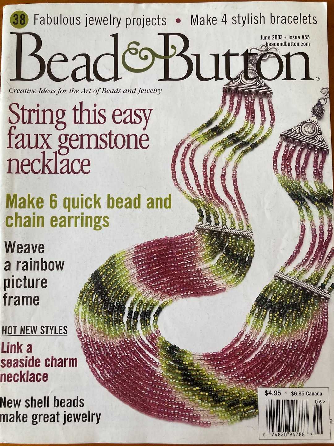 Bead & Button Magazine, Issue 55, June 2003 - Etsy