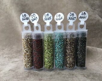 Picasso Delica 11/0 Assortment, DB2261-2267, Set of 6