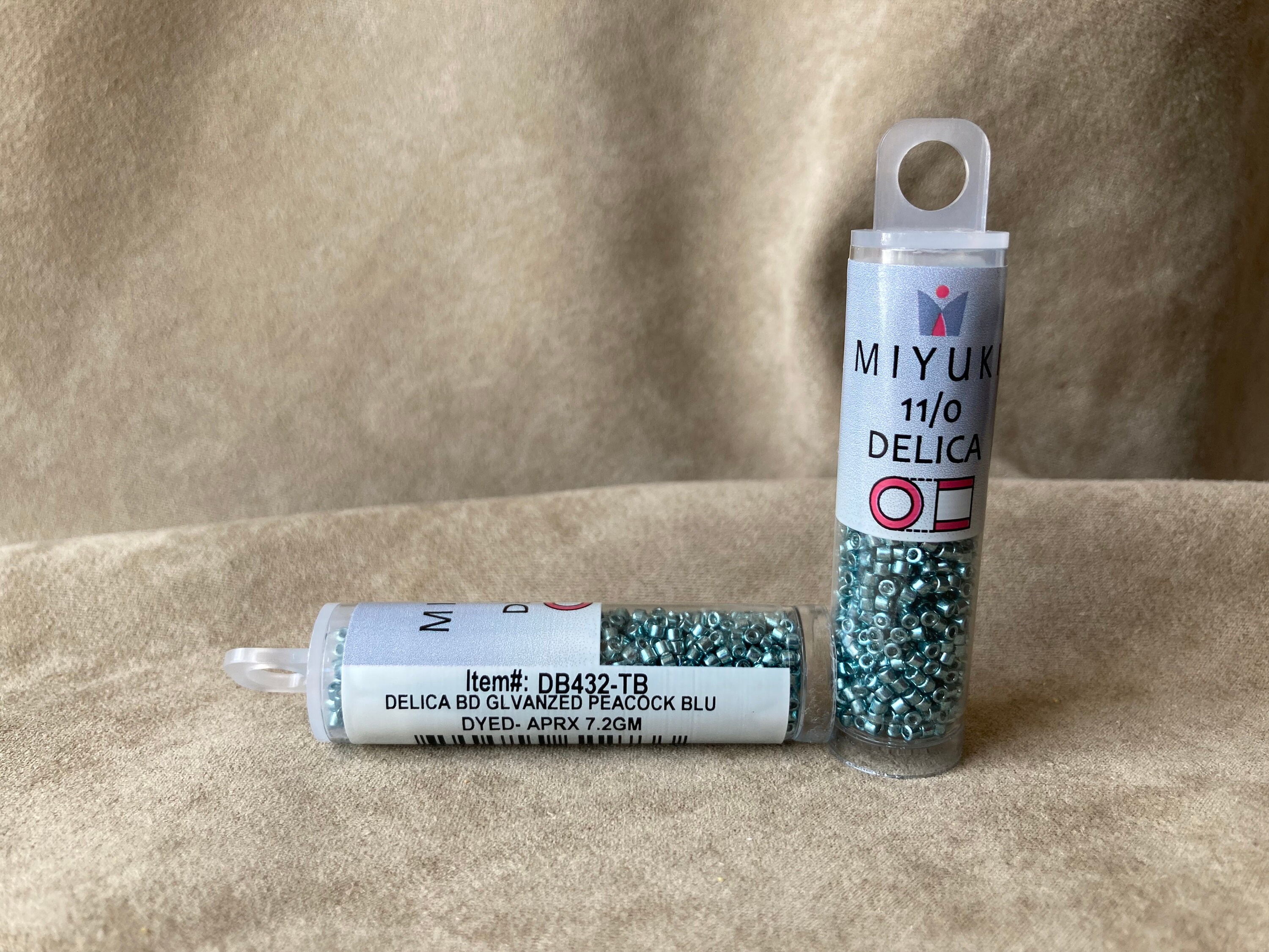 Delica 11/0, DB432, Galvanized Peacock Blue by Miyuki - Etsy