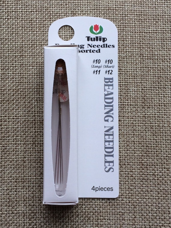 Aiguilles à Broder Tulip - Taille Unique, Argentées - Œil Légèrement Plus Grand, Pointe Affûtée, Flexible - 7
