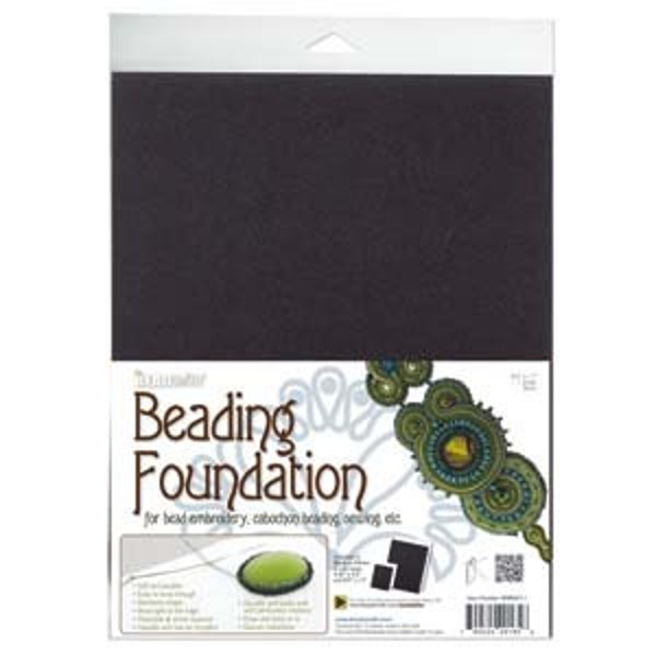 Beading Foundation, Black / White, 8.5" x 11" by BeadSmith