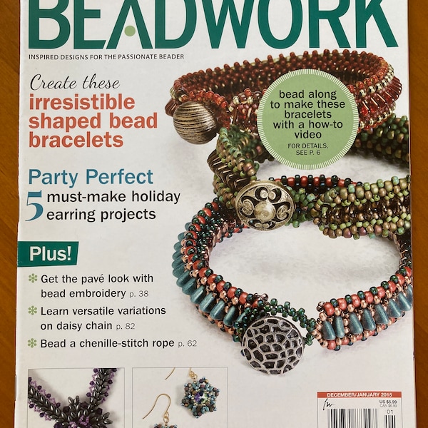 BeadWork Magazine, December 2014 / January 2015, Volume 18, #1