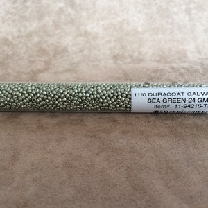 11-94215, Duracoat Galvanized Sea Green, 11/0 Seed Bead by Miyuki