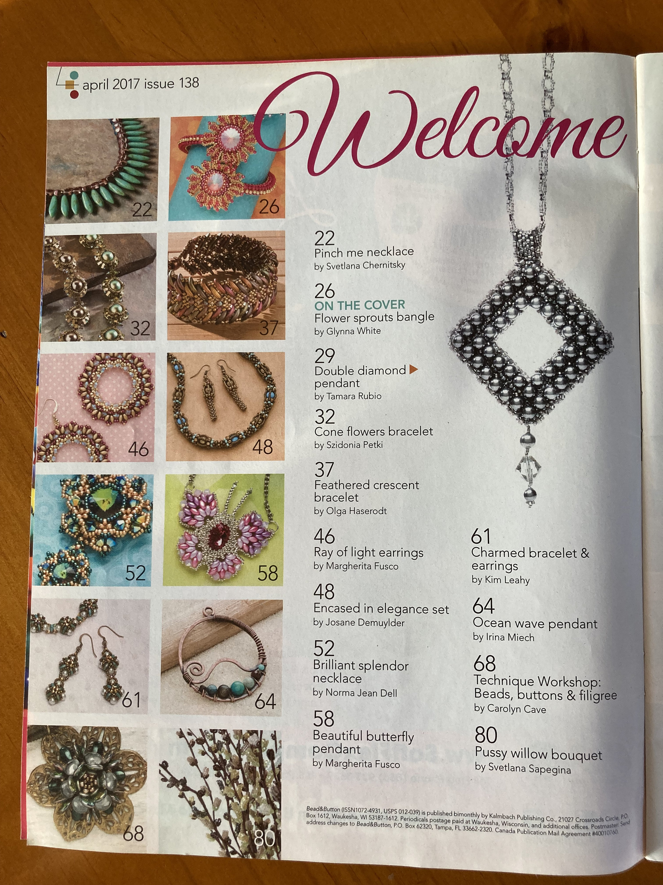 Bead & Button Magazine, April 2017, Issue 138 - Etsy