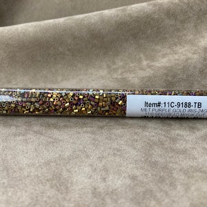 11C-9188, HEX CUT Metallic Purple Gold Iris, 11/0 Seed Bead by Miyuki