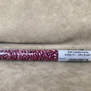 Rizo-Perle, Pastel Burgund, RZ256-25031