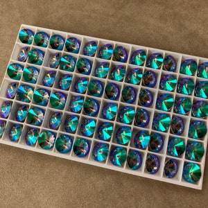 Swarovski Article 1122, Crystal Paradise Shine Foiled, 10mm / SS47
