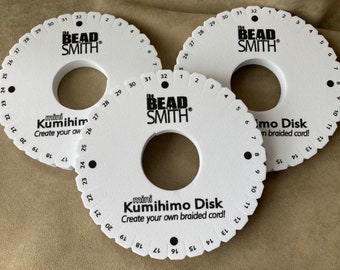 Kumihimo Disk, 4.25" with 35mm Center Hole, Great size for Kids!