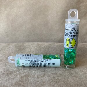 GemDuo, Summer Rainbow Green, GD8500030-48110 by Matubo