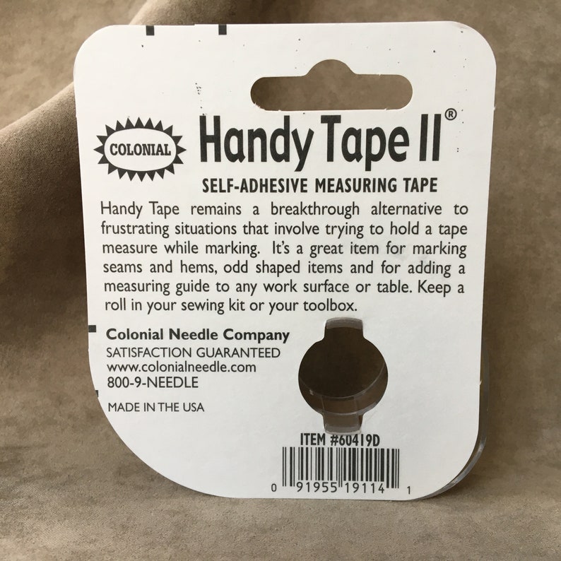 Handy Tape II Self-adhesive Measuring Tape, 25' X 3/4