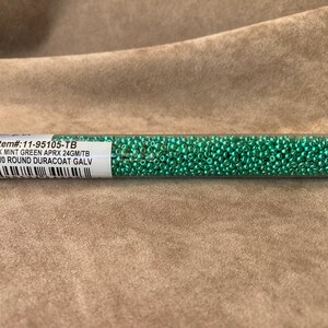 11-95105, Duracoat Galvanized Dark Mint Green, 11/0 Seed Bead by Miyuki