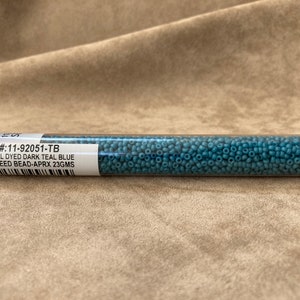 11-92051, Special Dyed Dark Teal Blue, 11/0 Seed Bead by Miyuki