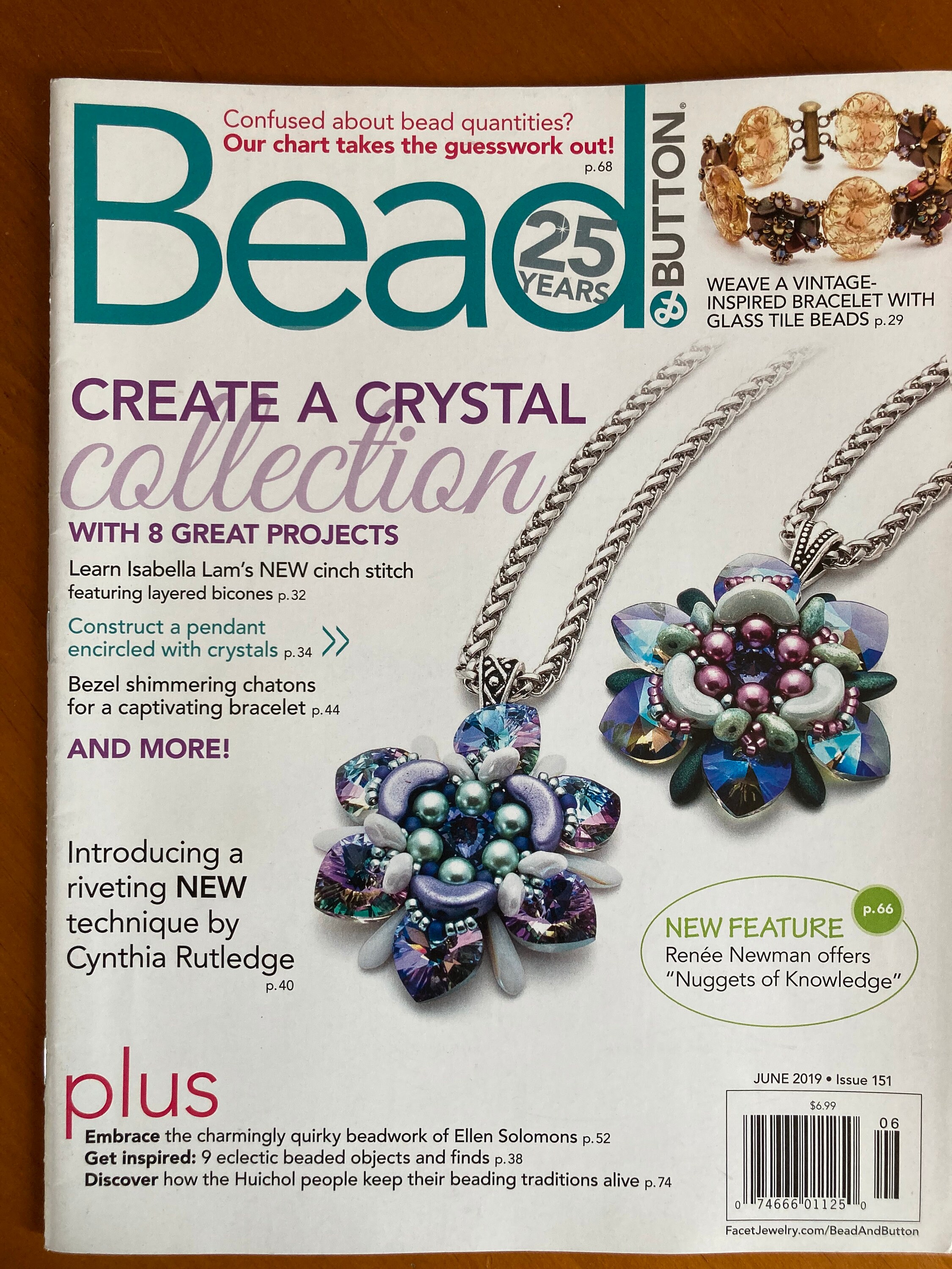 Bead & Button Magazine, June 2019, Issue 151 - Etsy
