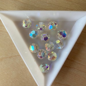 Swarovski 8mm Crystal AB, package of 12, Article 5000 Round