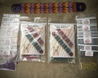 St. Petersburg Ombre Cuff SEED BEADS ONLY Assortment