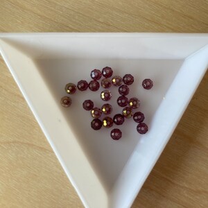 Swarovski 4mm Crystal Lilac Shadow, 24 Stück, Artikel 5040 Briolette Rondelle