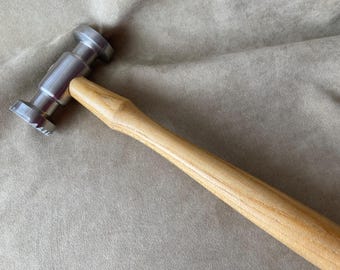 2 Sided Texture Hammer - Narrow Stripes & Reverse Dots