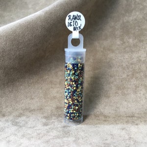 15-MIXRAKU, Raku Picasso Mix, 15/0 Japanese Seed Bead Mix