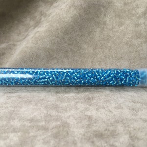 8-92429, Silver Lined Dark Aqua, 8/0 Seed Bead by Miyuki