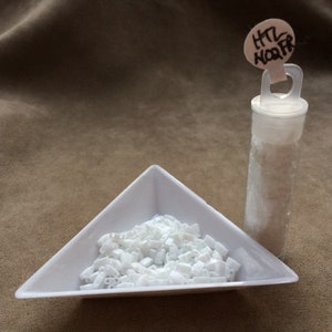 Half Tila, TLH402FR, Matte Opaque Chalk White, by Miyuki