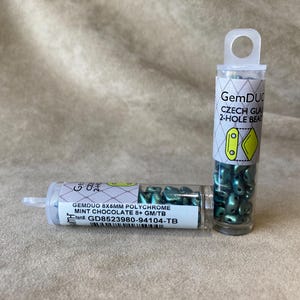 GemDuo, Polychrome Mint Chocolate, GD8523980-94104 by Matubo