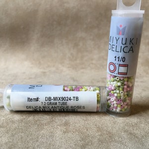 Delica 11/0, DB-MIX9024, Antique Roses Mix by Miyuki