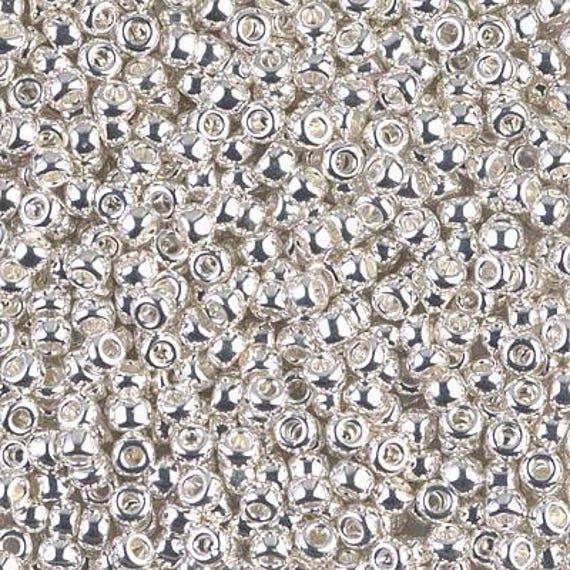 8-9961, Bright Sterling Plated, 8/0 Seed Bead by Miyuki - Etsy Canada