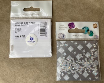 Preciosa 3 mm Bicone, Kristall AB, #144