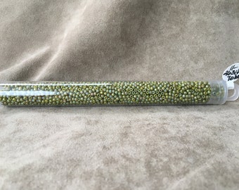11-2631F, Semi Glazed Olive Rainbow, 11/0 Seed Bead by Toho