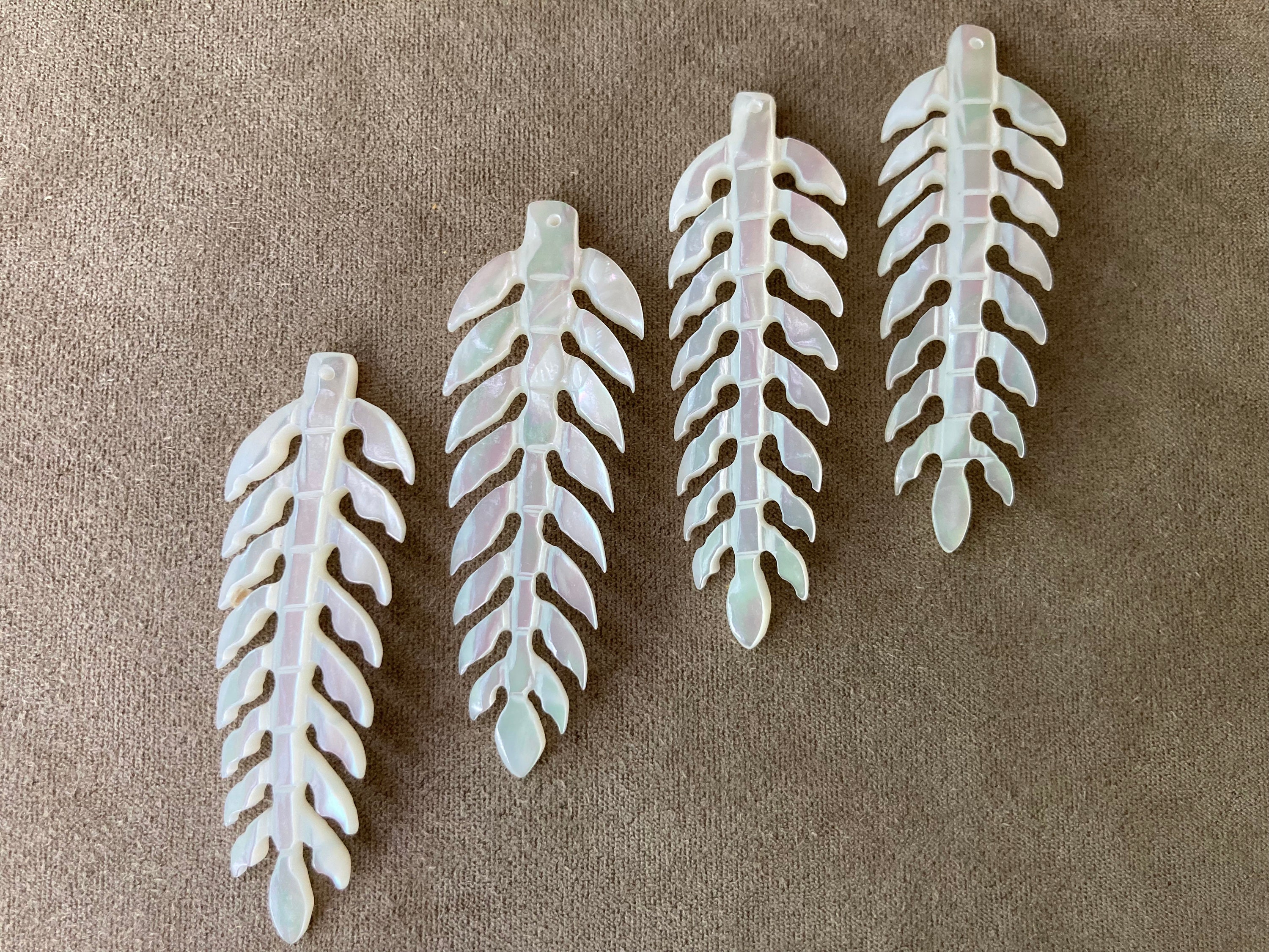 ♡♡かぼち♡♡様専用＊マザーオブパール リーフカービング