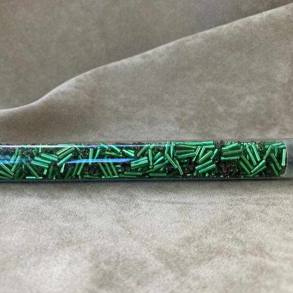 Silver Bugle Beads Etsy