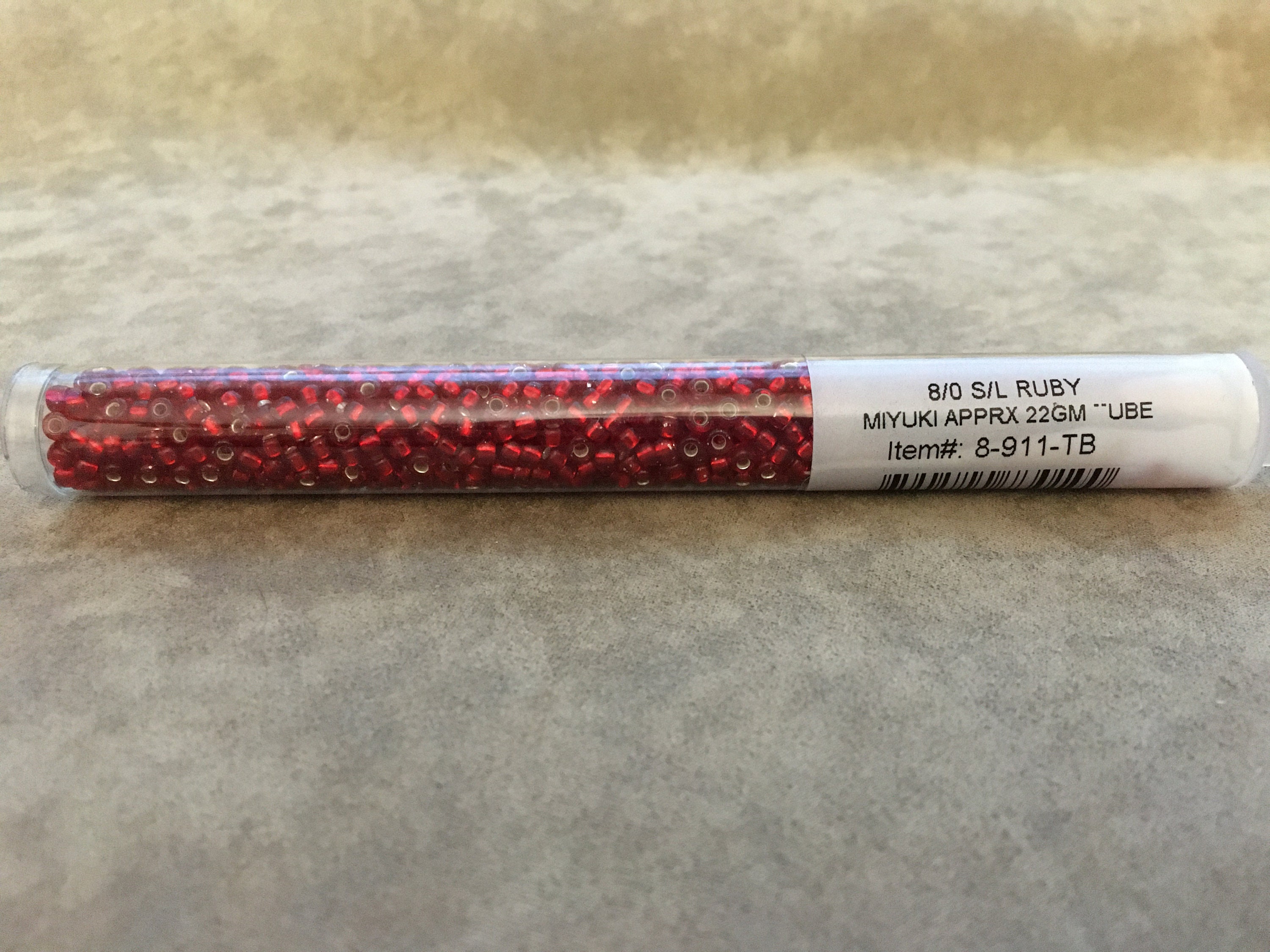 8-11, Miyuki 22g Flame Red S/L 8-11, Miyuki 22g Flame Red S/L