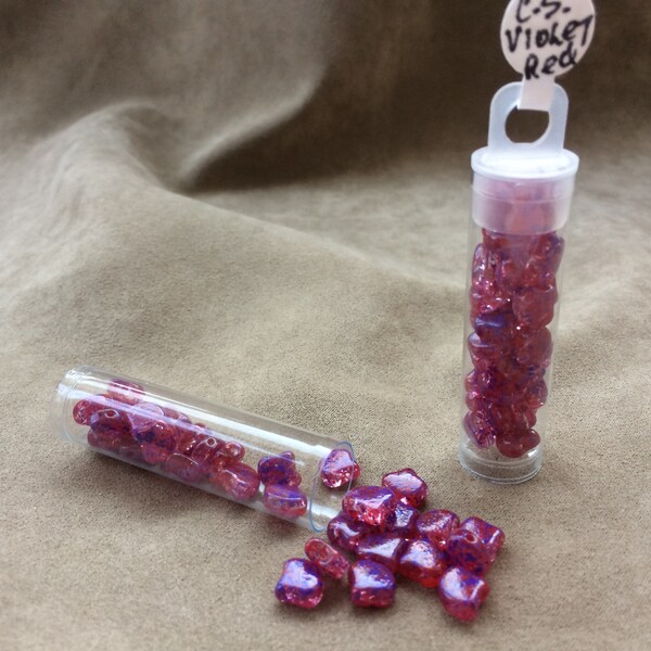 Ginko Bead, Confetti Splash Violet Red