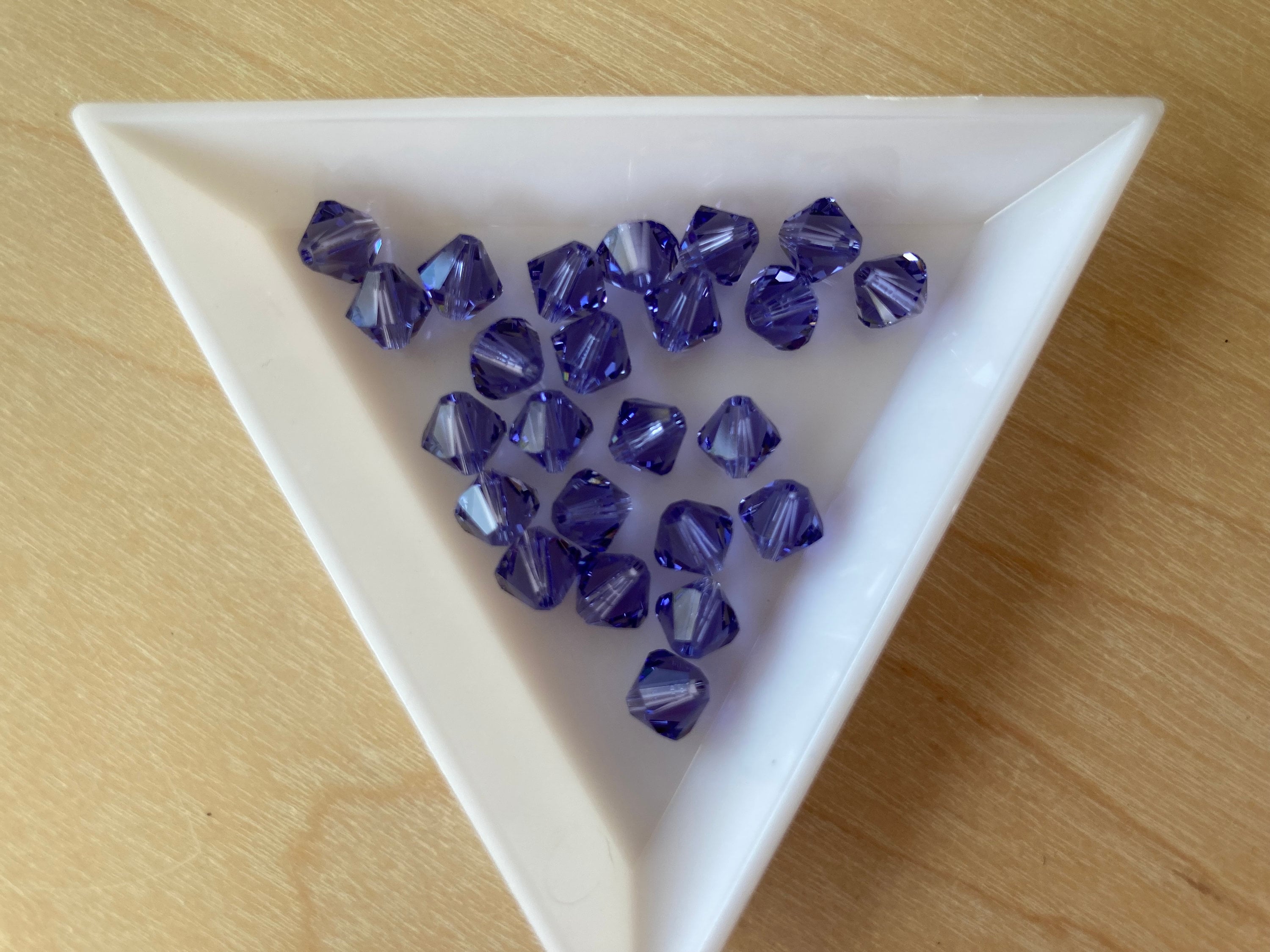 Swarovski 6mm Bicone, Tanzanite, Package of 24, Article 5328 - Etsy