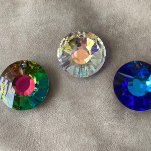 Swarovski Sun Pendant, 33mm, Your choice of 3 colors! Sold by the piece
