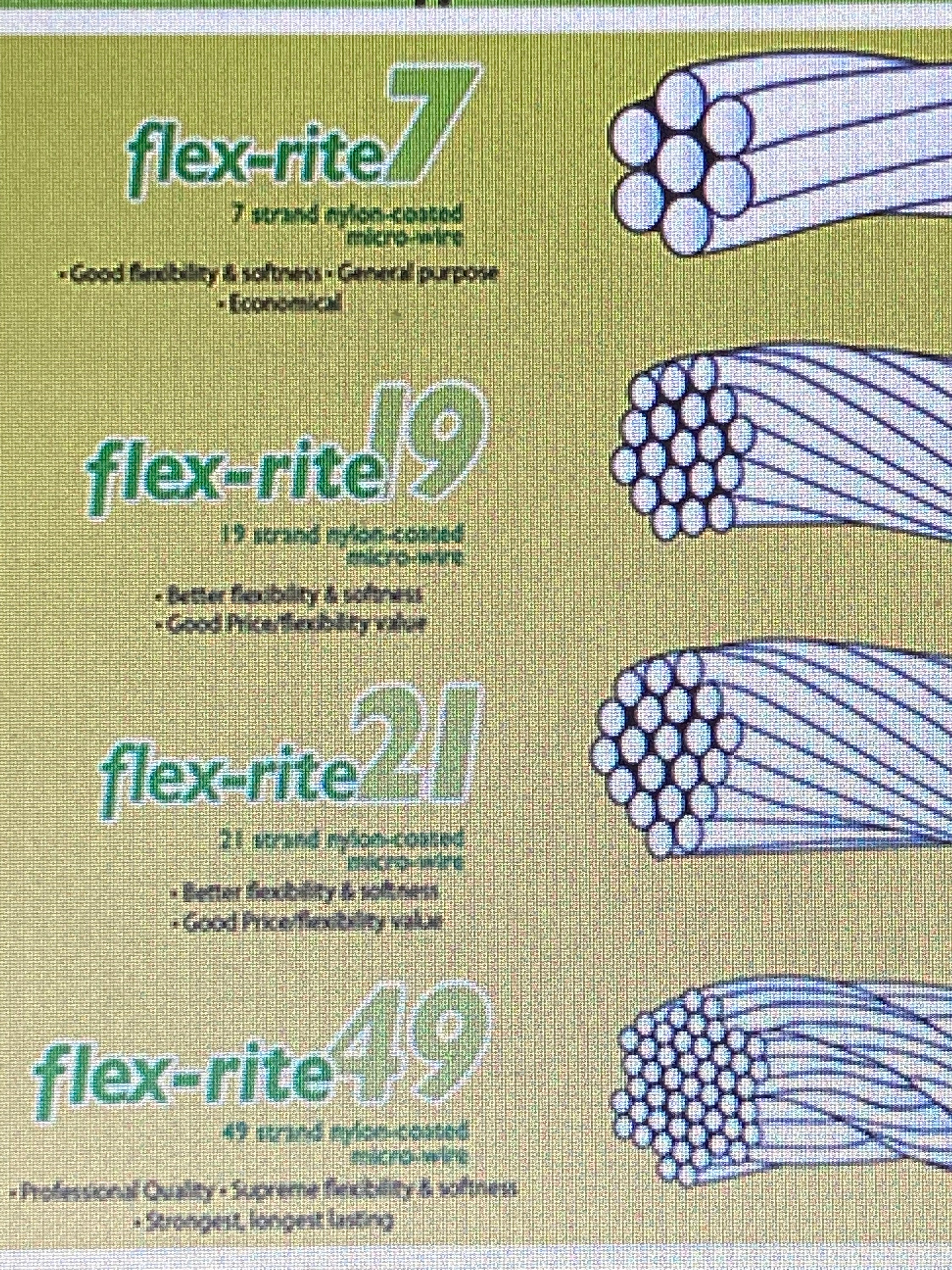 Micro fil Flex Rite a 7 brins en acier inoxydable enduit de nylon 0 018 100 pi The Beadsmith