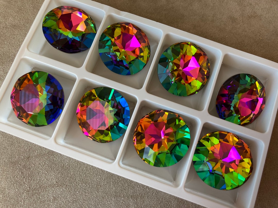 Swarovski Article 1201, 27mm Crystal Vitrail Medium Foiled