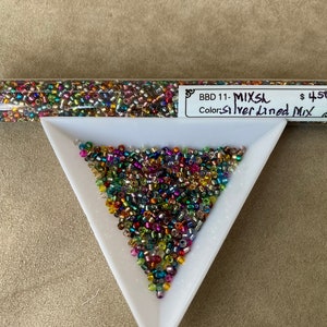 11-MIXSL, Silver Lined Multi Mix, 11/0 Japanese Seed Bead