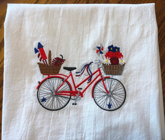 God Bless America Tea Towel, Patriotic Kitchen Towel, Fourth of July Dish  Towel, Cute Kitchen Towel